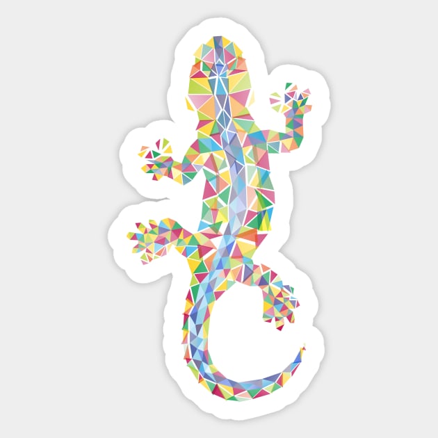 Barcelona City Lizard Sticker by XOOXOO